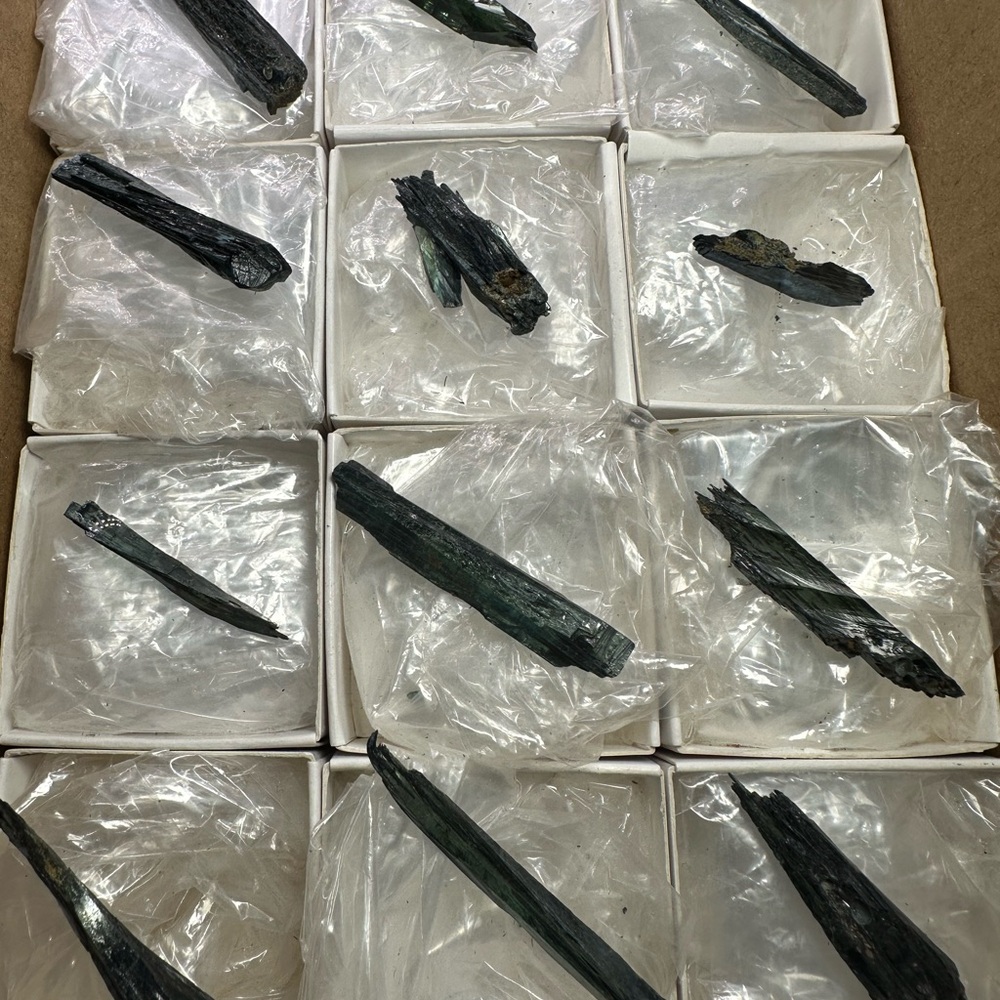 Vivianite Shards Specimens 12 pcs